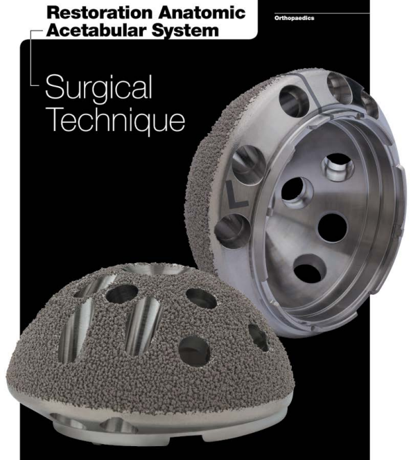 Stryker Restoration Anatomic Acetabular (RAS) Cup